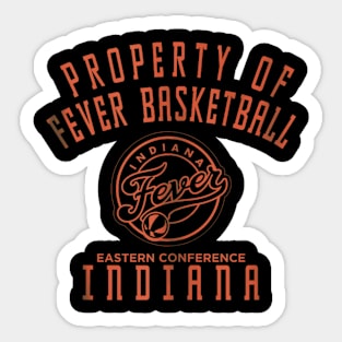 WNBA Property Of Indiana Fever Sticker